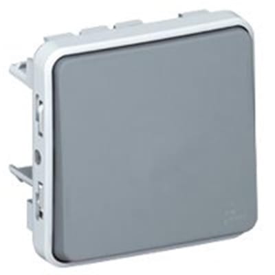 Legrand Plexo Push Switch 10A - Plexo 55, 1, grey, 55