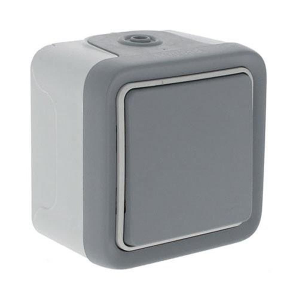 Legrand Plexo Two-Way Switch with base - Plexo 66, 1, grey, 66
