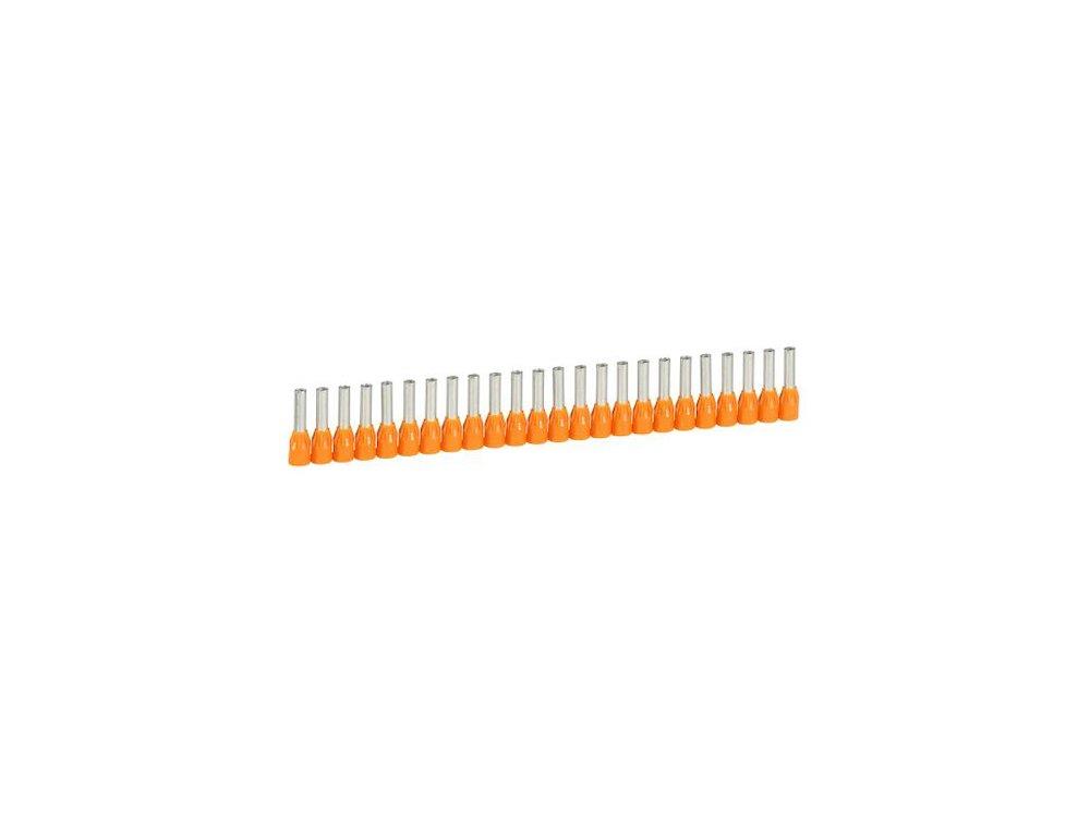 Legrand Starfix 37667 Terminal Tube on band - 4 mm², Insulated, PA-Cu ( Polyamide / copper ), Orange
