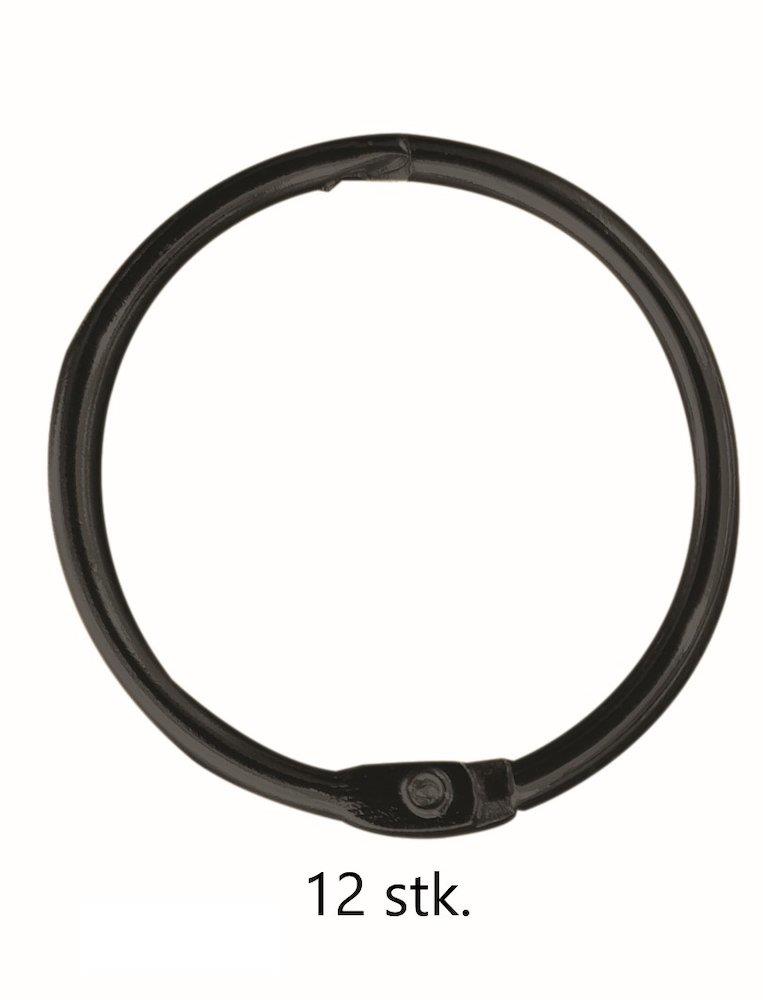 Leijma Curtain rings - black
