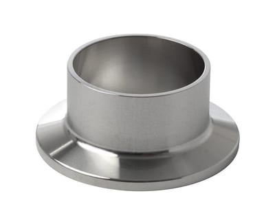 Hygienic Clamp Ferrule DIN 32676, Ø35 × 1.5 mm, 316L Satin