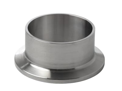 Hygienic Clamp Ferrule DS/SMS, Ø38 × 1.2 mm, 316L Satin