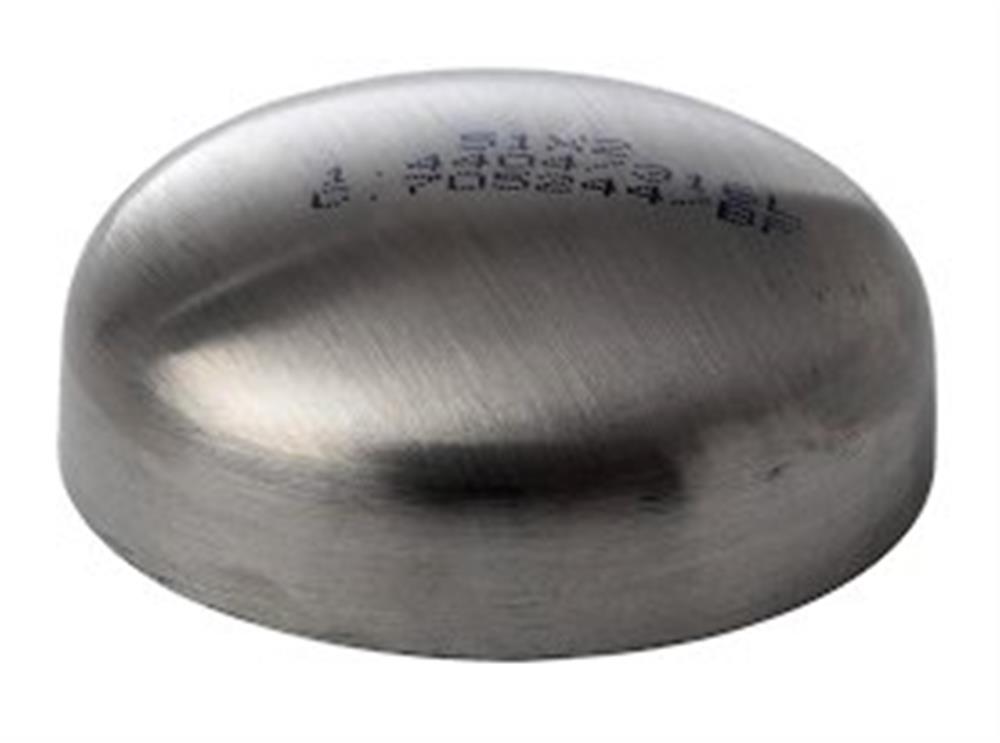Hygienic Weld End Cap, Ø104 × 2 mm, 316L Matt