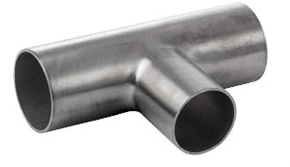 Hygienic Weld Reducing Tee, Ø34 × 1.5 mm, Branch Ø18 mm, L 110 mm, 316L Satin