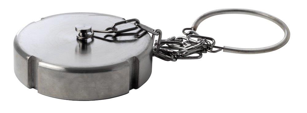 Hygienic Union Blind Nut with Chain DS 722, DN65, RD 88 x 1/6", 304