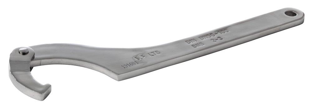 Hook Wrench for Hygienic Union Nuts, Stainless Steel