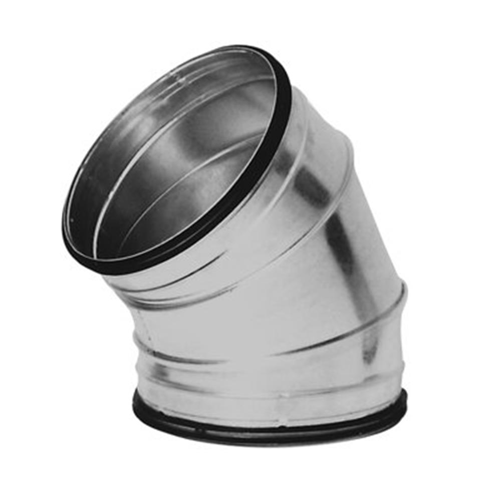 Lindab BFU Bend nipple seamed - 45°, 500mm