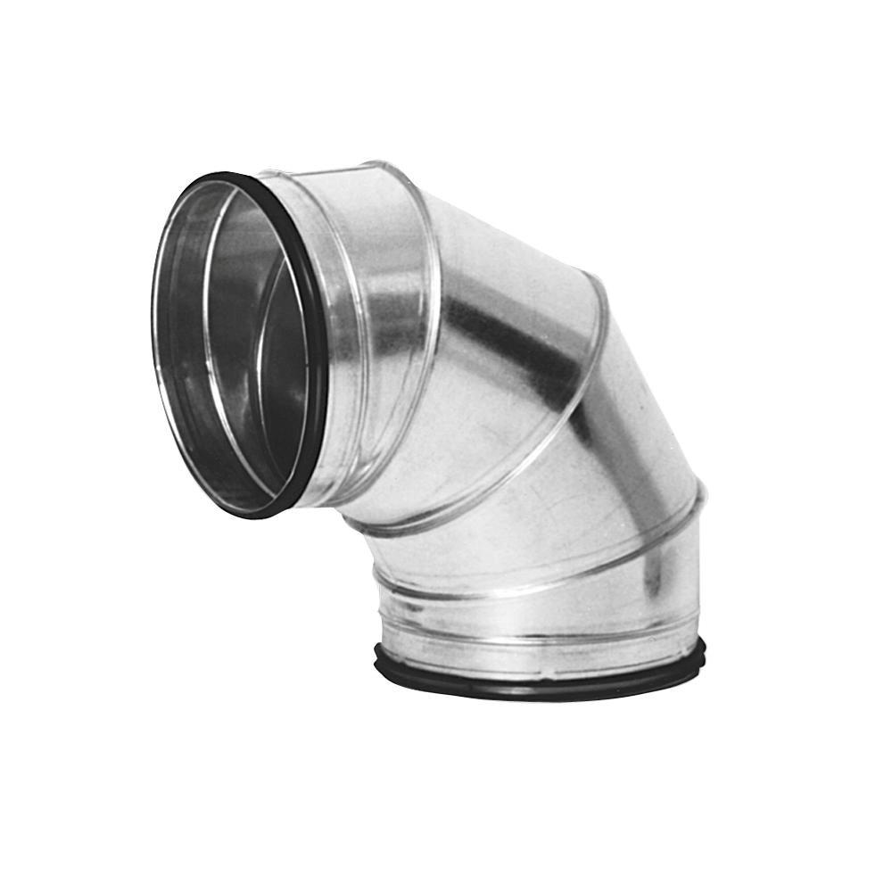 Lindab BFU-RS Bend nipple seamed - 90°, 200mm