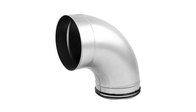 Lindab BMU Bend socket/nipple pressed - 90°, 160mm