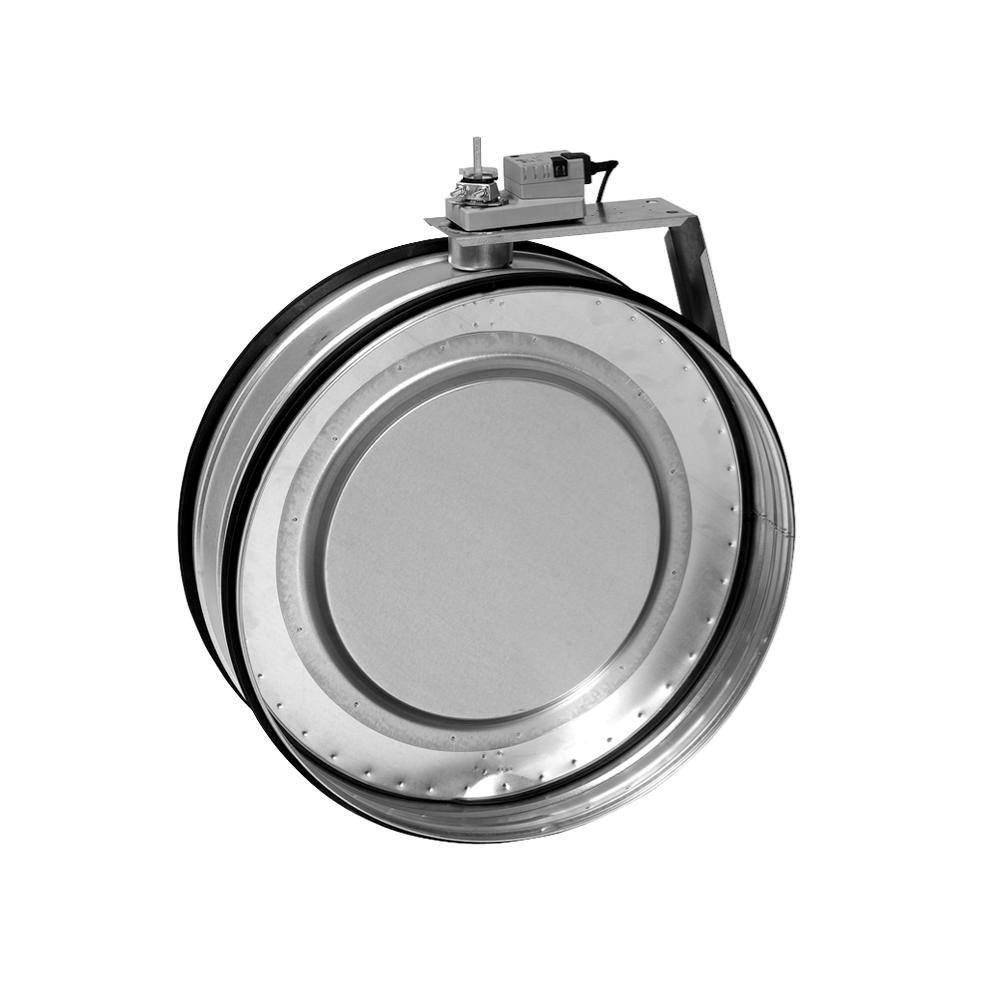 Lindab DTBU Motor Damper - 125mm, on/off, 24V AC