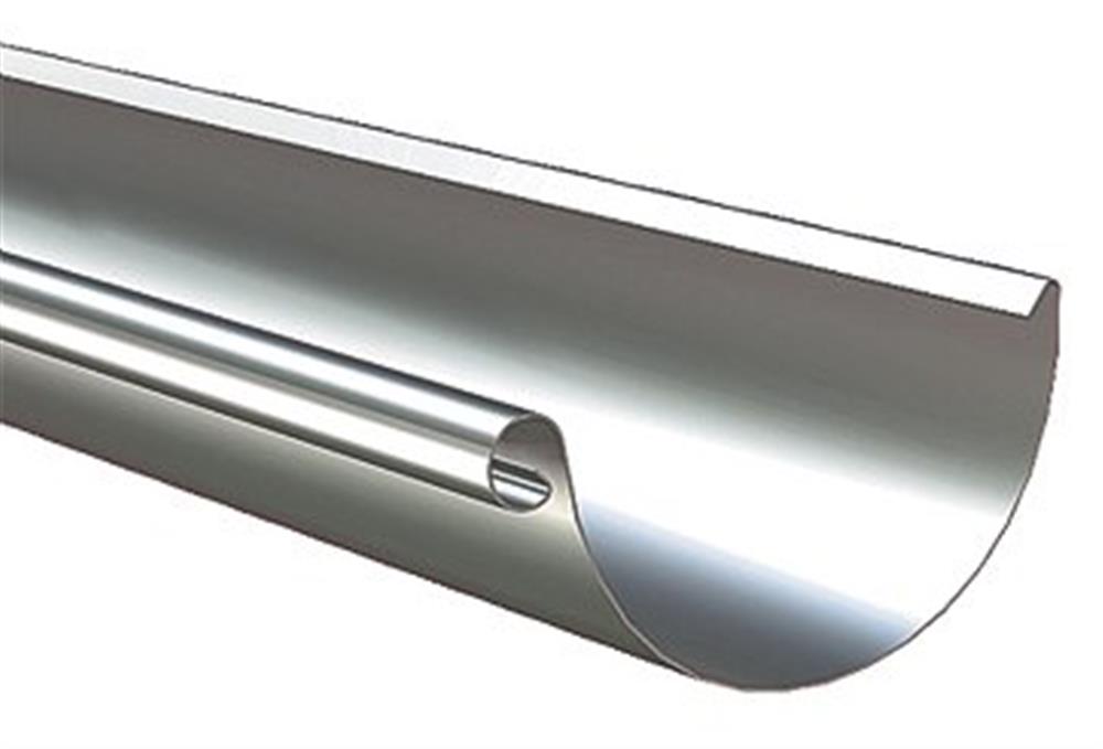 Lindab Gutter 1/2 round steel - 5", 3000mm