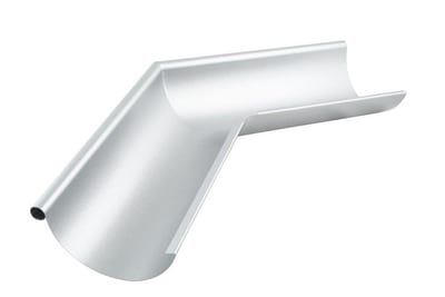 Lindab RVI Miter 1/2 round steel - Internal, 6||6", 45°