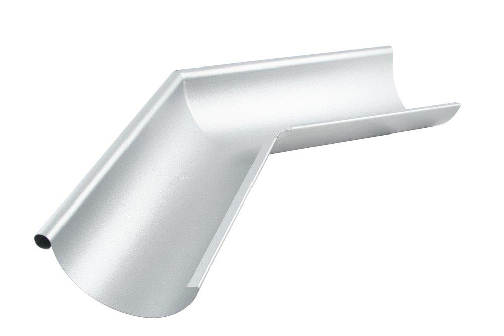 Lindab RVY Miter 1/2 round steel - External, 5||5", 45°