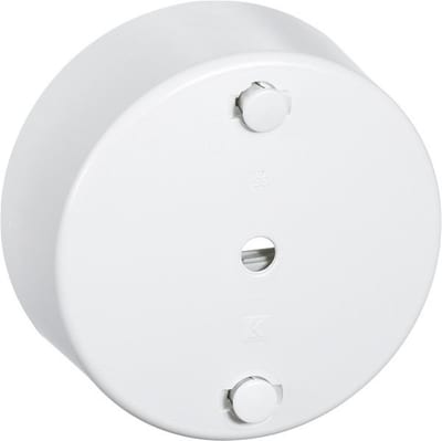 LK Clip rose - 80mm, 4P + earth, white