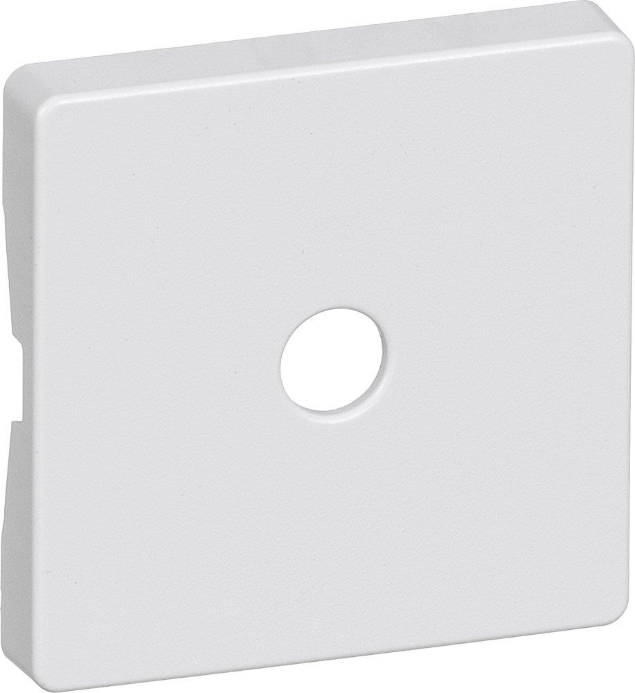 LK Fuga 50×50 Cover for Lamp Outlet, 5-Conductor, 1 Module, White (500D6018)