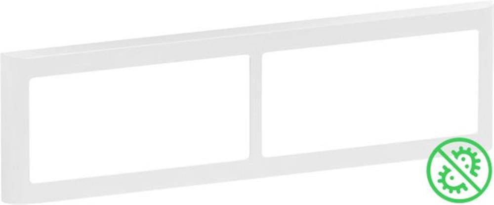 LK Fuga Antibakteriel Design frame - Soft 63, 2 x 2, white