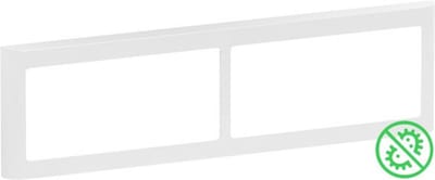 LK Fuga Antibakteriel Design frame - Soft 63, 2 x 2, white