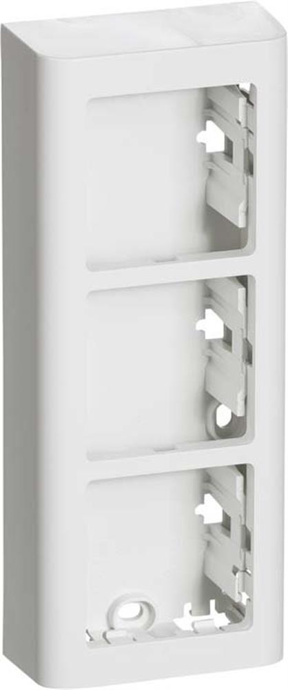 LK Fuga Base - Softline, 3 x 1, white