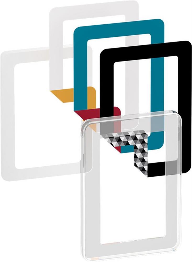 LK Fuga Design frame - Choice 68, 1,5, Transparent