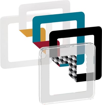 LK Fuga Design frame - Choice 68, 1, Transparent