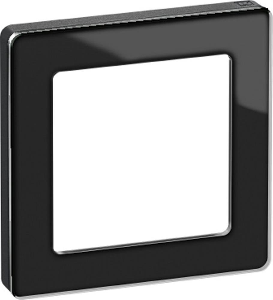 LK Fuga Design frame - Pure 66 Glas, 1, black