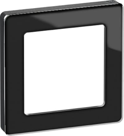 LK Fuga Design frame - Pure 66 Glas, 1, black