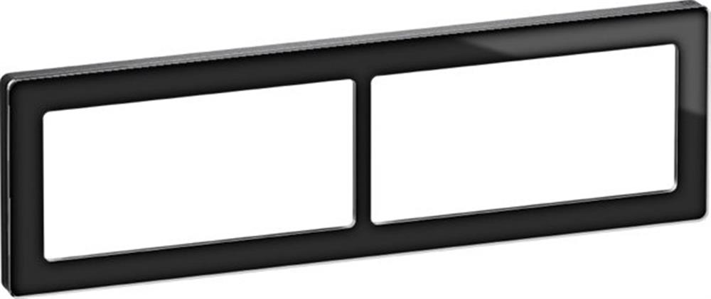 LK Fuga Design frame - Pure 66 Glas, 2 x 2, black
