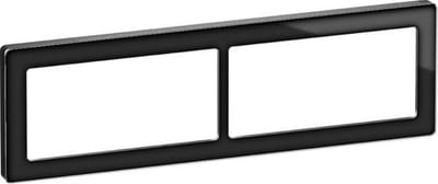 LK Fuga Design frame - Pure 66 Glas, 2 x 2, black
