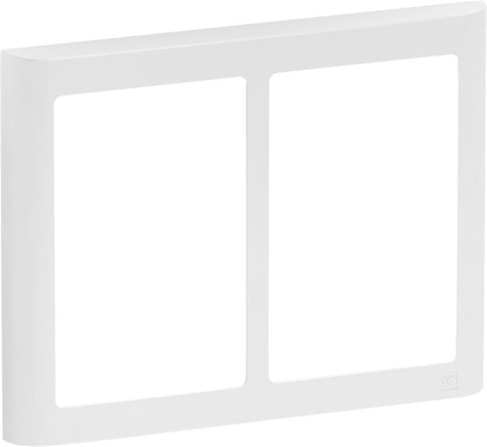 LK Fuga Design frame - Soft 63, 2 x 1,5, white