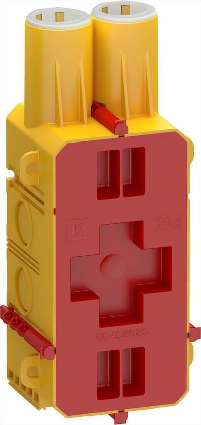 LK Fuga Embedding box - Fuga Air, 2, yellow