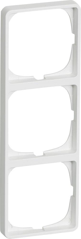 LK Fuga Frame - Baseline 50, 3 x 1, white