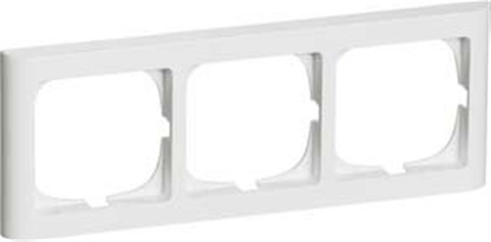 LK Fuga Frame horizontal - Softline 63, 3 x 1, white