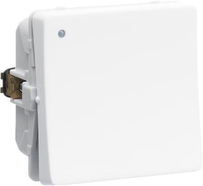 LK Fuga Two-Way Switch with jumper terminals and lamp - Fuga Switch 16A, 1, white
