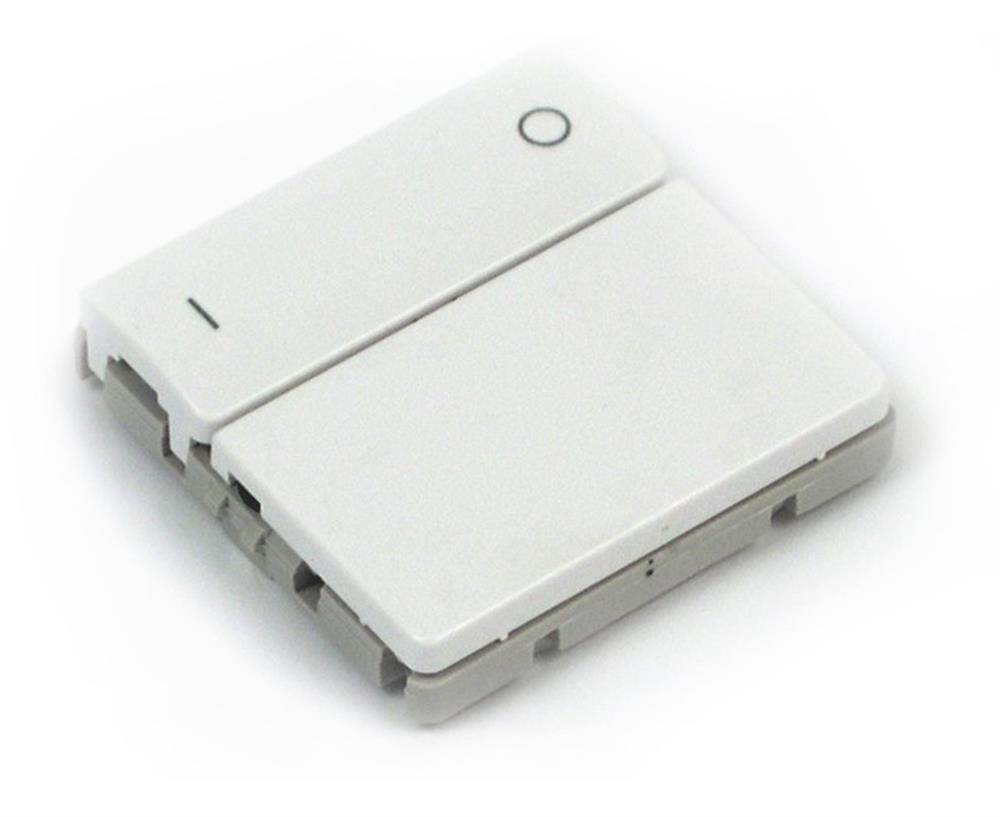 LK IHC Wireless Battery Push Button - IHC Wireless Push, 2 slutte, white