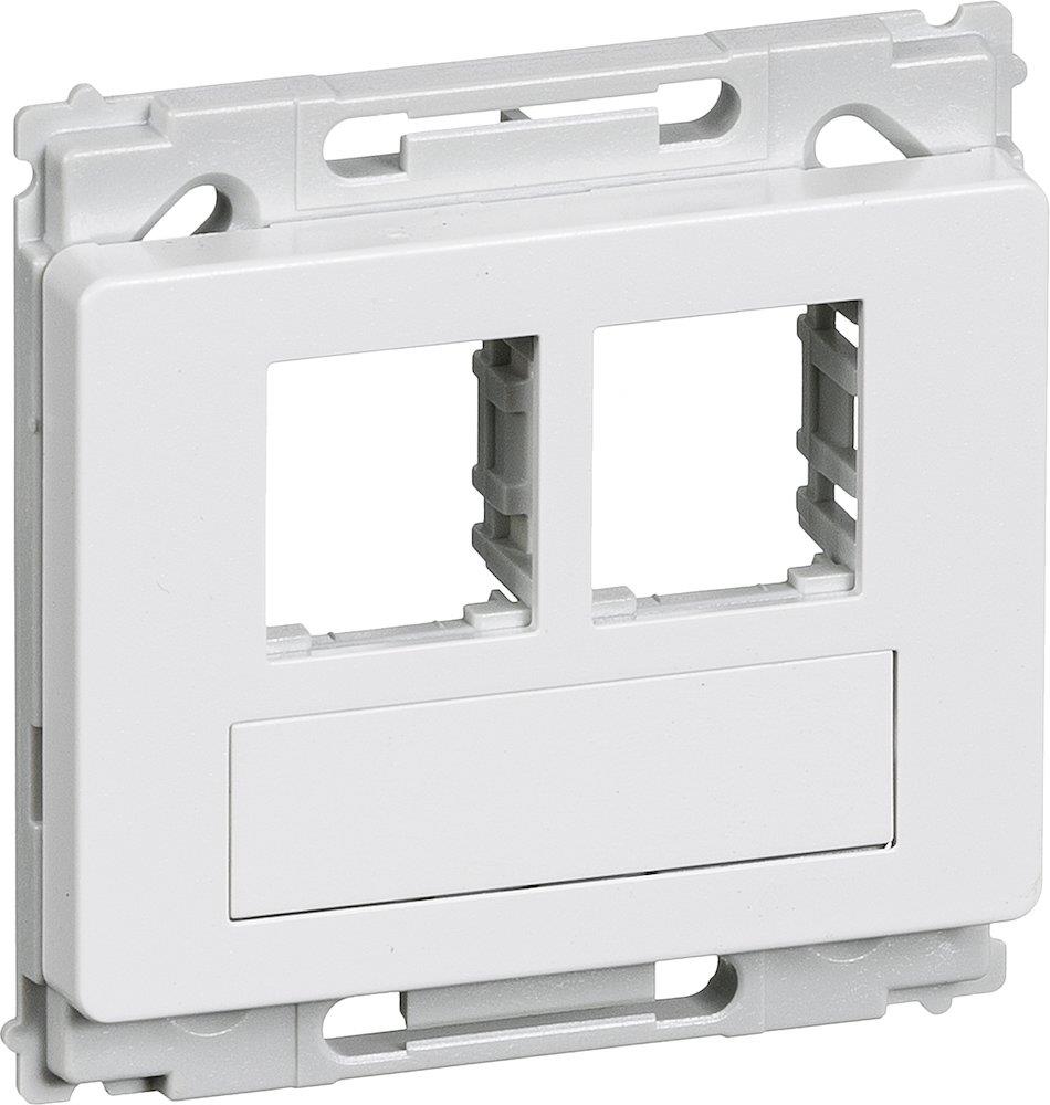 LK Opus 66 Data outlet with reversible marking field - Opus 66 Actassi, 1, white