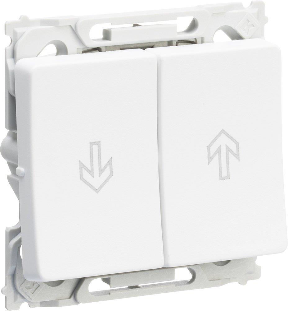 LK Opus 66 Shutter Switch - Opus 66 Switch, 1, white