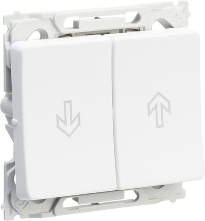 LK Opus 66 Shutter Switch - Opus 66 Switch, 1, white