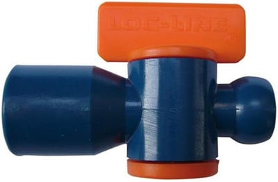 LOC-LINE 211-93 Stop valve package of 2 pcs. - 1/4"