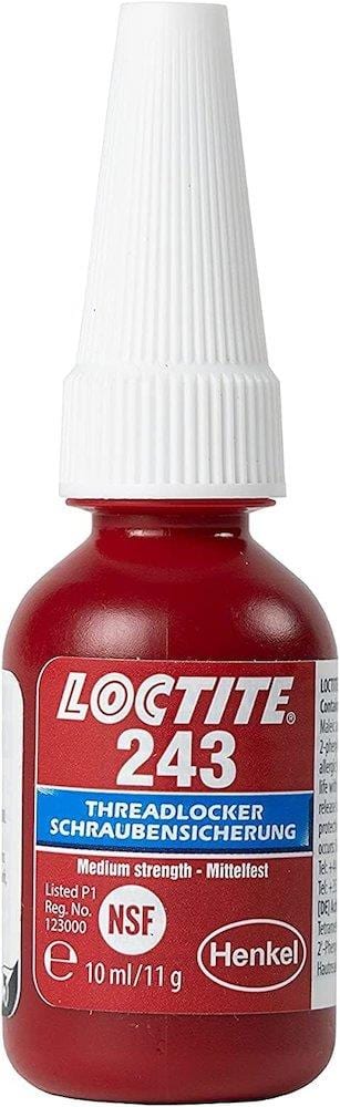 Loctite 243 Thread lock medium - 10ml, NSF-P1