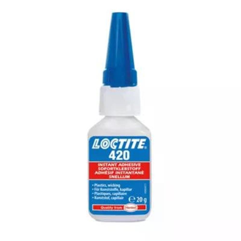 Loctite 420 Instant glue - 20G, Rubber, metal