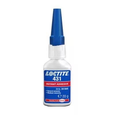 Loctite 431 Instant glue - 20G, Elastomer, metal, plastic