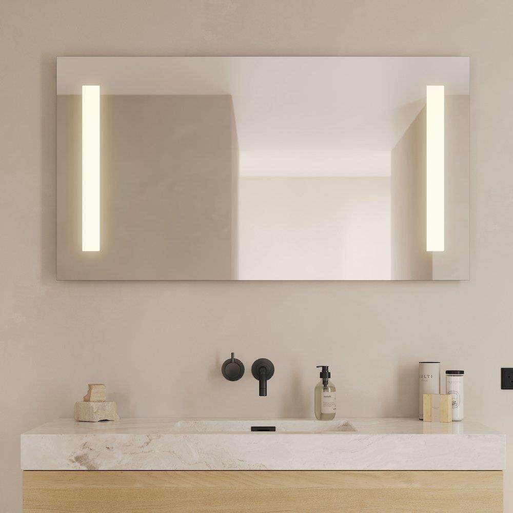 Loevschall Godhavn Mirror - 650mm, 1200mm, 35mm, Square, Yes, on both sides