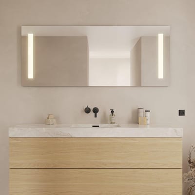 Loevschall Godhavn Mirror - 650mm, 1600mm, 35mm, Square, Yes, Both sides