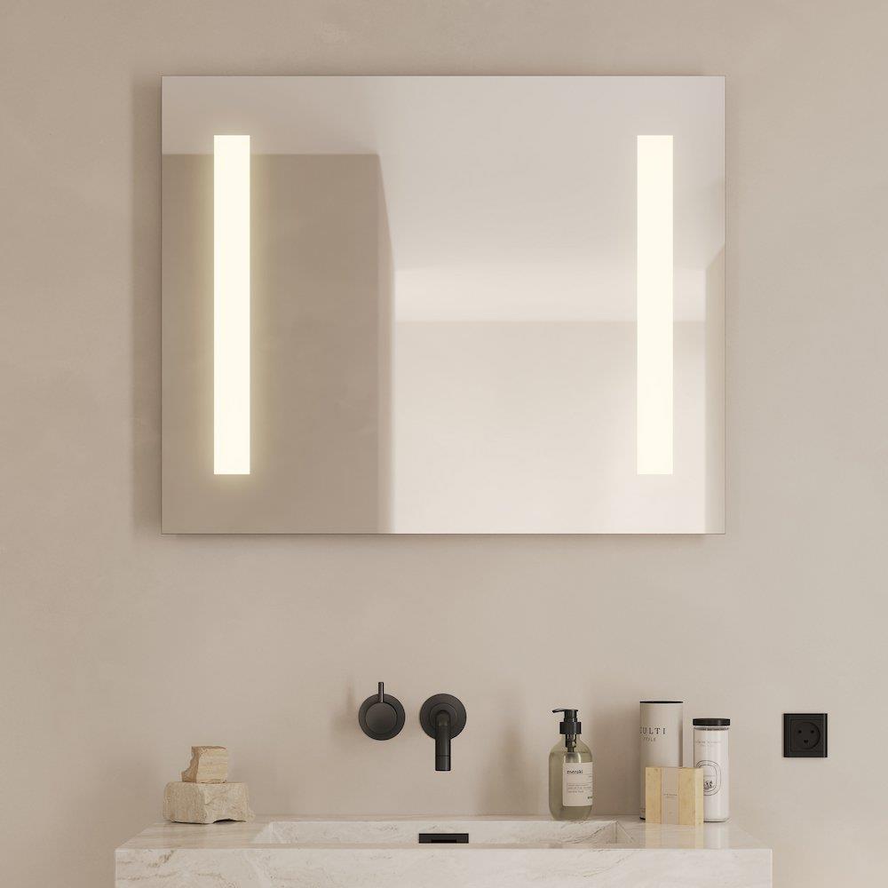Loevschall Godhavn Mirror - 650mm, 800mm, 35mm, Square, Yes, Both sides