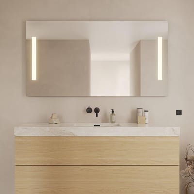 Loevschall Godhavn Mirror - 850mm, 1600mm, 35mm, Square, Yes, Both sides