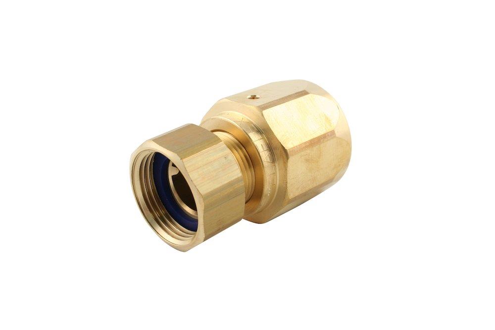 M-19 Screw coupling with union nut LPG gas - 30 x 1,5 links, brass, 31mm