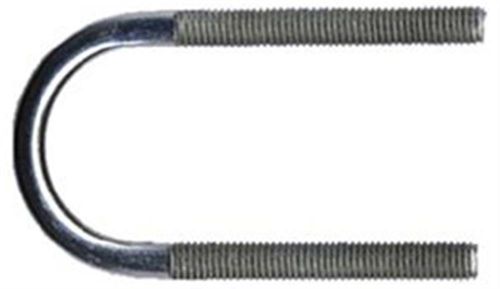 M8 U-Bolt Electro-Galvanised FZB - 1 inch Pipe, 35 mm ID, Pack of 500
