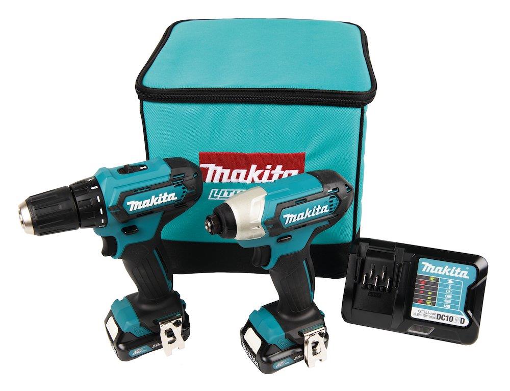 Makita CLX224A Cordless Power Pack 2 machines - 12V, 2AH, 2PCS
