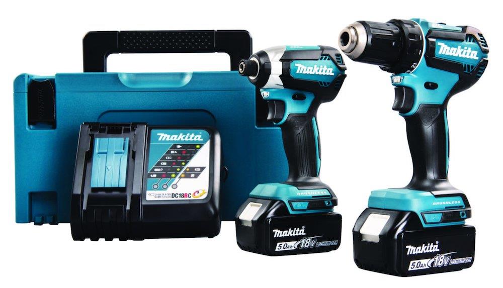 Makita DLX2289TJ Cordless Power Pack - 18V, 5AH, 2PCS