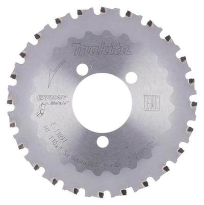 Makita E-11097 Circular Saw Blade - 110mm, 34mm, 24PCS, 1,5mm, Metal